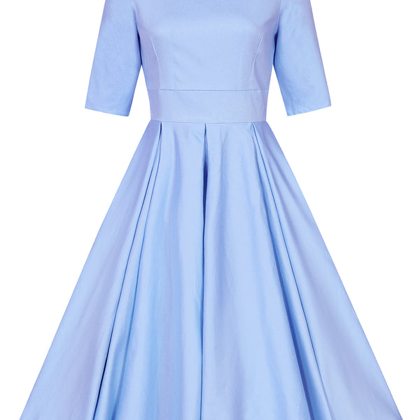 Sky blue clearance skater dress